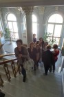 Begegnung im Treppenhaus